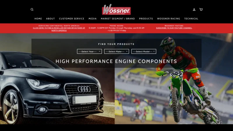WOSSNER TECHNOLOGY GMBH – WOESSNER GMBH website screenshot