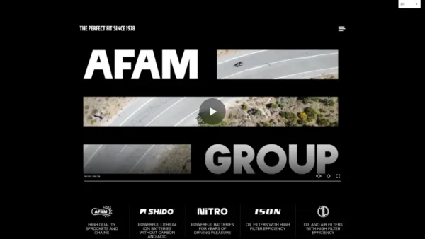 AFAM GROUP website screenshot