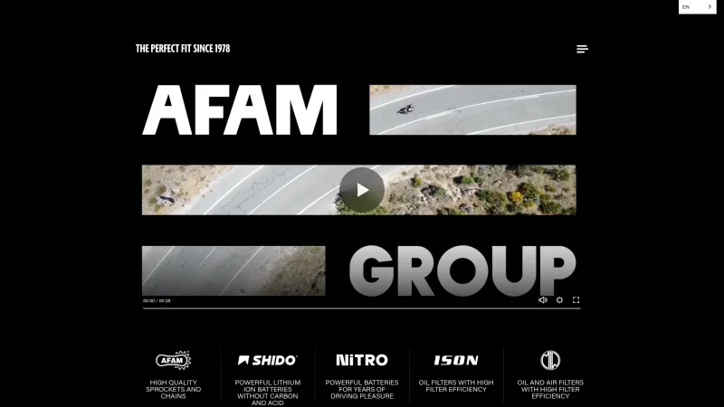 AFAM GROUP website screenshot