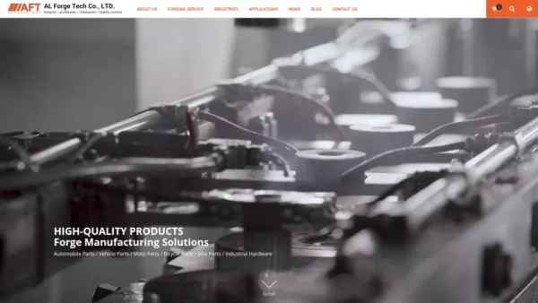 AL FORGE TECH CO., LTD. website screenshot