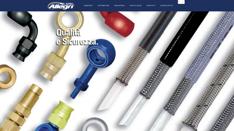 ALLEGRI CESARE S.P.A. website screenshot