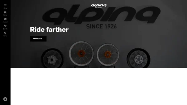ALPINA RAGGI S.P.A. website screenshot