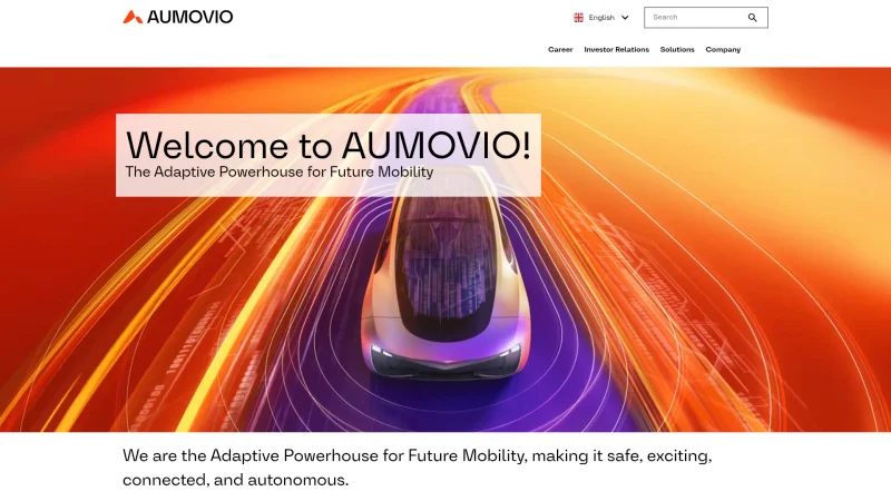 AUMOVIO SE website screenshot
