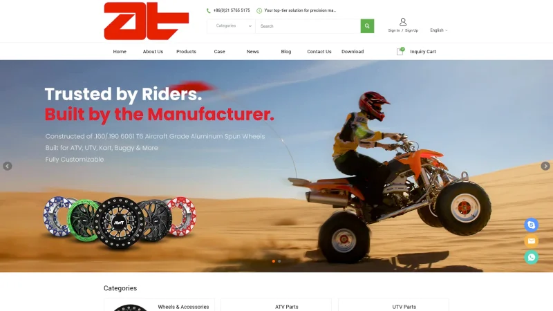 AUTOTOP INDUSTRY CO., LIMITED website screenshot