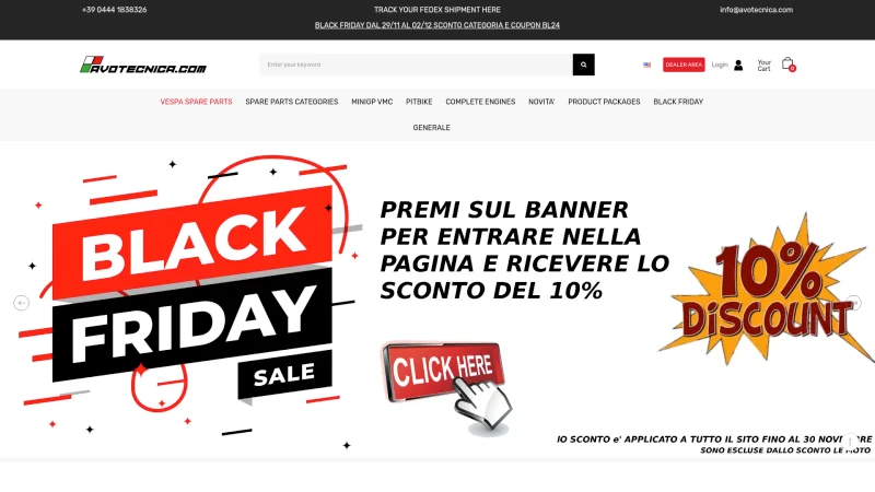 AVOTECNICA – VMC website screenshot