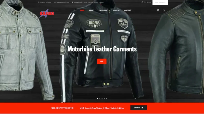 BAJWA STARS website screenshot