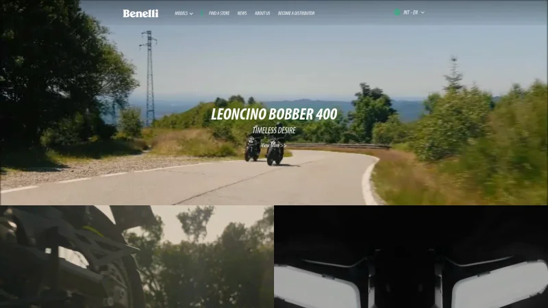 BENELLI Q.J. S.R.L. website screenshot