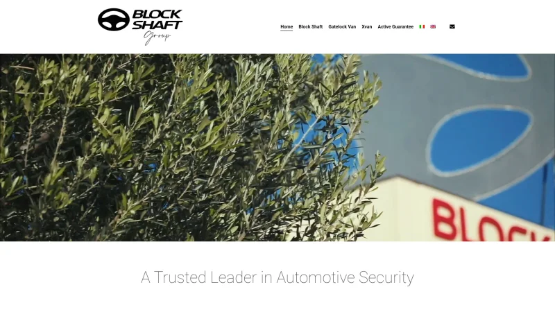 BLOCK SHAFT website screenshot