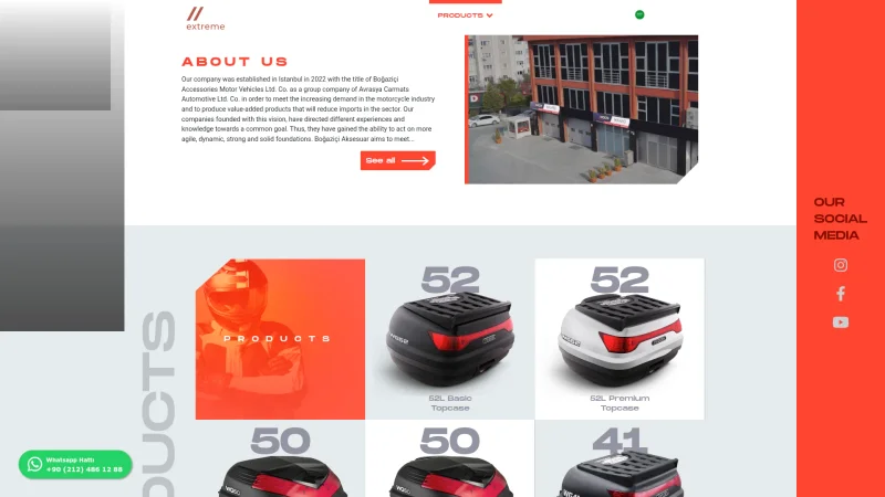 BOGAZIÇI ACCESSORIES MOTOR VEHICLES LTD. CO website screenshot