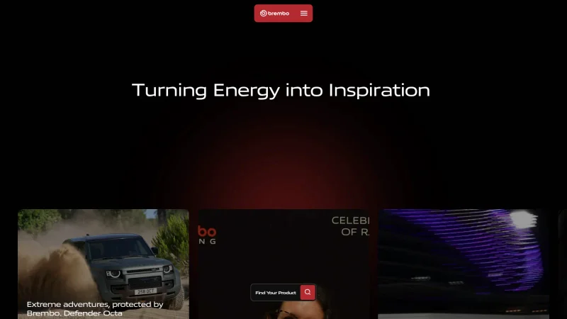 BREMBO N.V. website screenshot