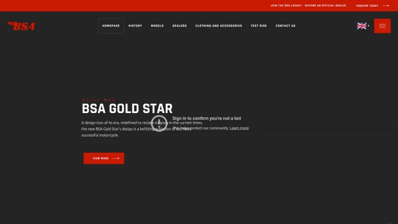 BSA COMPANY LTD website screenshot