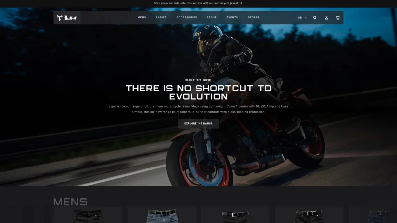 BULL-IT JEANS website screenshot
