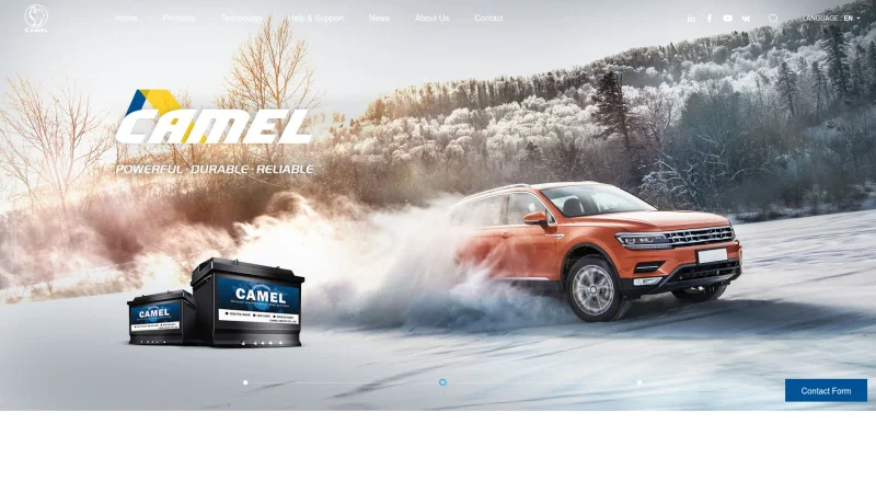 CAMEL ENERGY GMBH website screenshot
