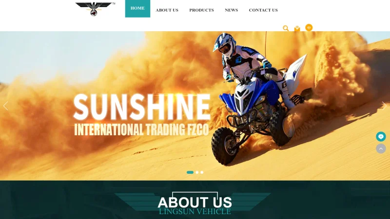 ZHEJIANG LINGSUN INDUSTRY & TRADING CO.,LTD website screenshot