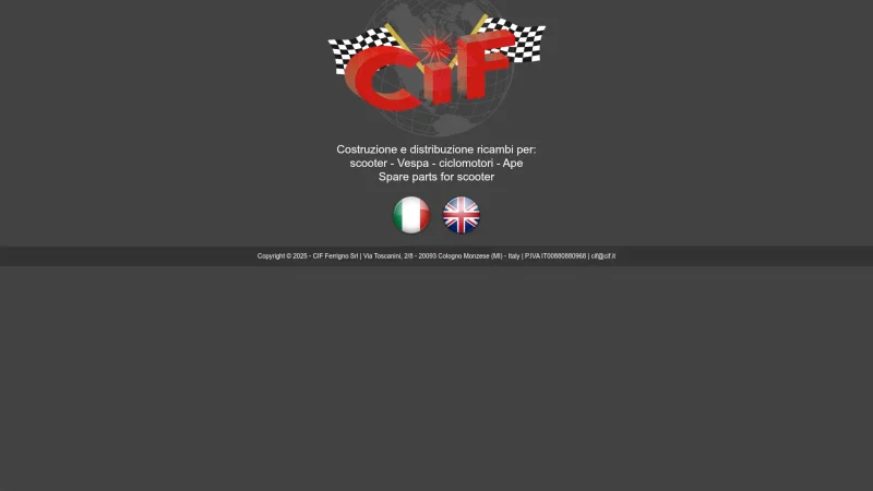 C.I.F FERRIGNO S.R.L. website screenshot