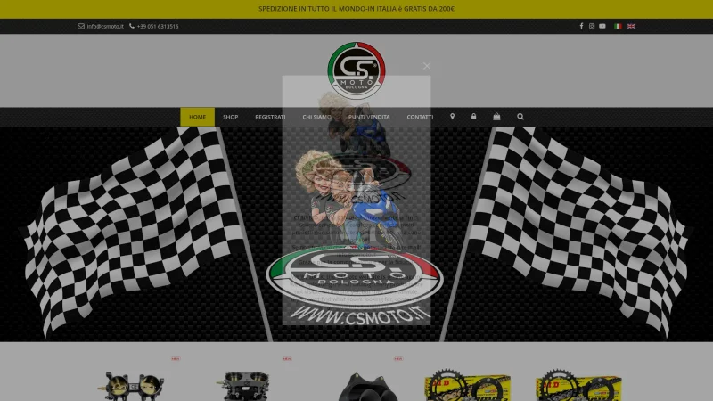 C.S. MOTO DI SILVESTRI CARLO – UPMAP SRL website screenshot