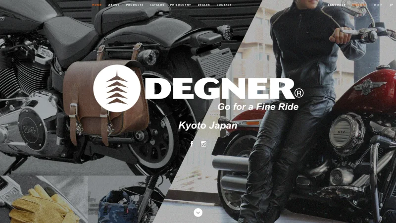 DEGNER CO., LTD. website screenshot
