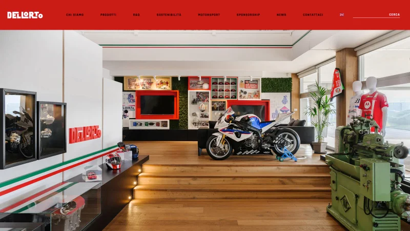 DELL’ORTO S.P.A. website screenshot