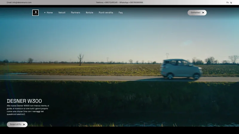 DESNER website screenshot