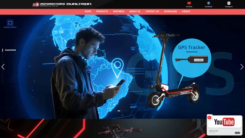 ZHEJIANG DUALTRON ESCOOTER CO.,LTD website screenshot