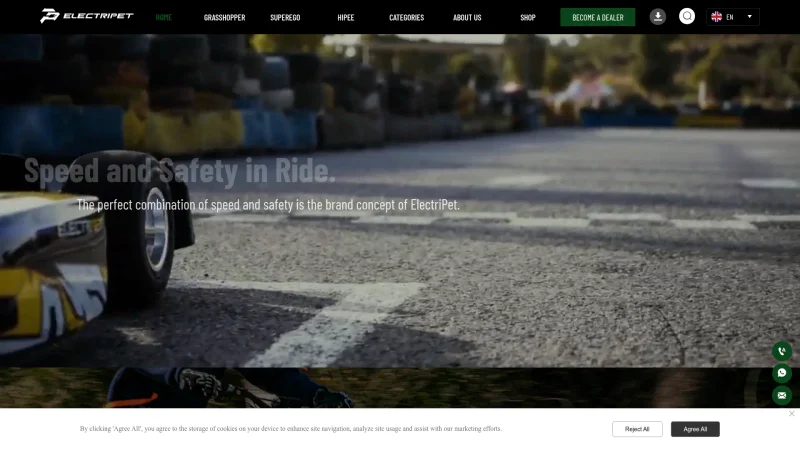 WUXI ELECTRIPET TECHNOLOGY CO., LTD website screenshot