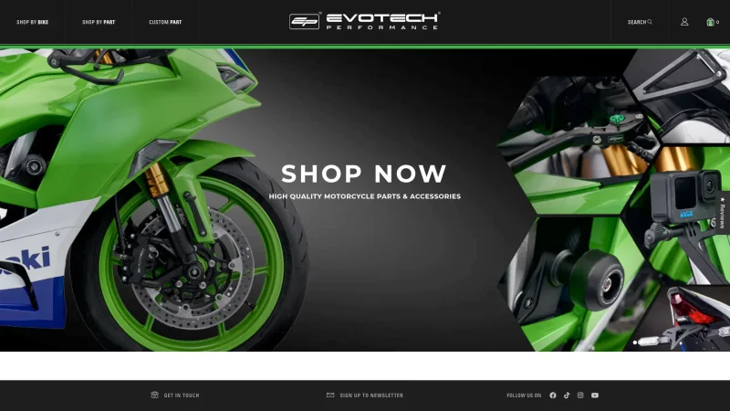 EVOTECH PERFORMANCE LTD website screenshot