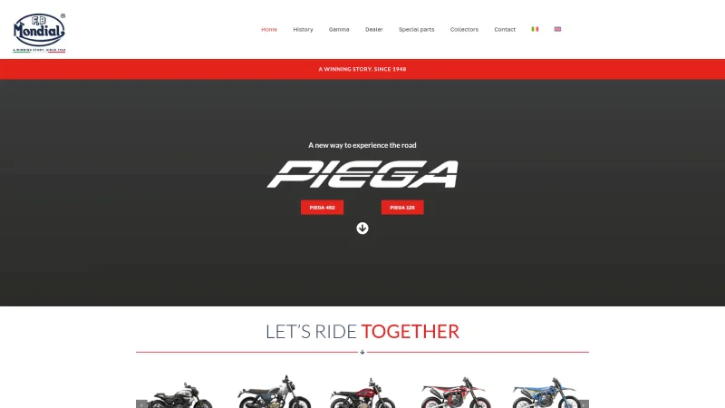 F.B MONDIAL website screenshot