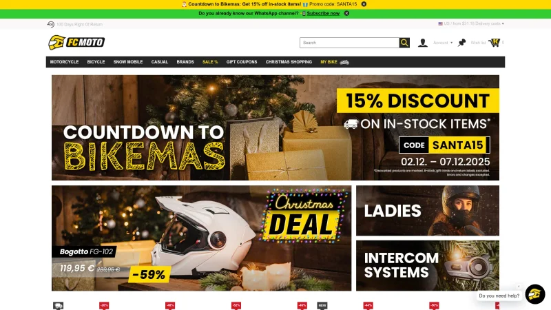 FC-MOTO website screenshot