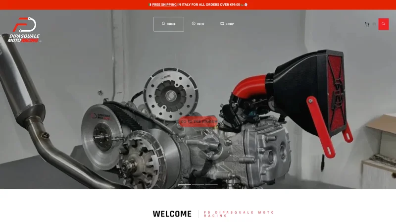 FD DIPASQUALE MOTO RACING website screenshot