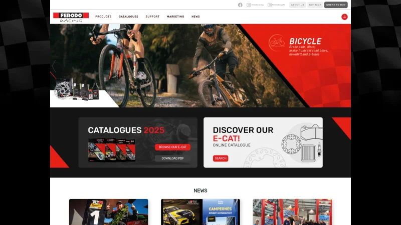 FERODO (FEDERAL-MOGUL ITALY SRL) website screenshot