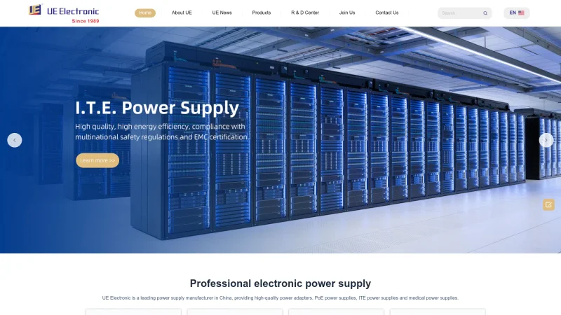 FOSHAN RUIKANG ELECCTRONIC TECHNOLOGY CO.,LTD website screenshot