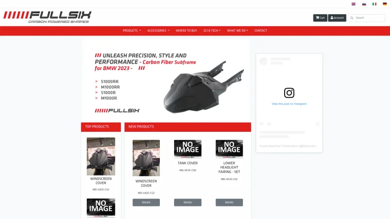 FULLSIX D.O.O. website screenshot