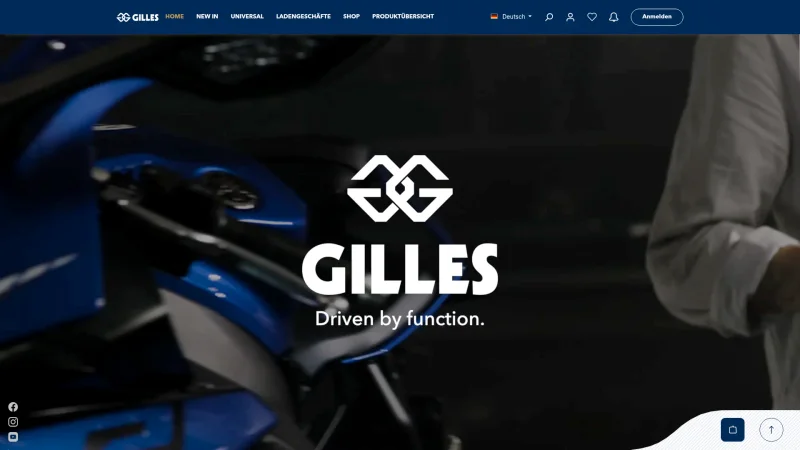 GILLES TOOLING GMBH website screenshot