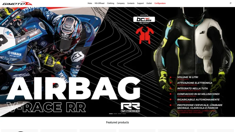 GIMOTO SRL website screenshot