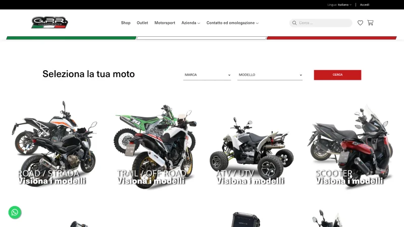 GPR ITALIA S.R.L. website screenshot