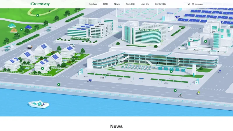 GREENWAY BATTERY website screenshot