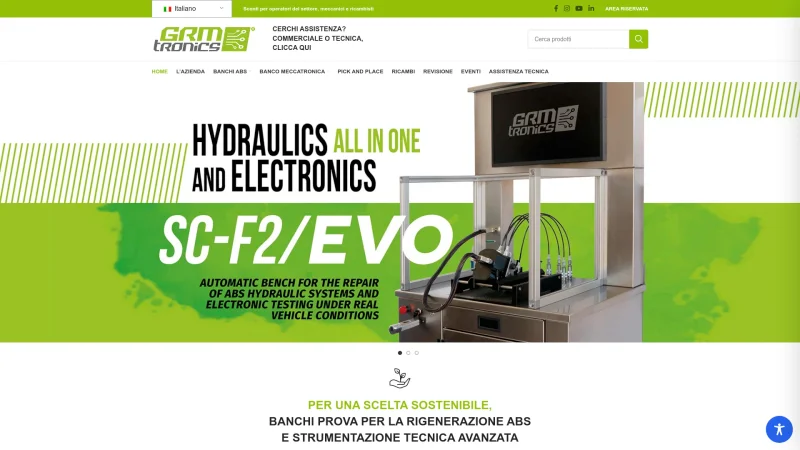 GRMTRONICS S.R.L.S. website screenshot