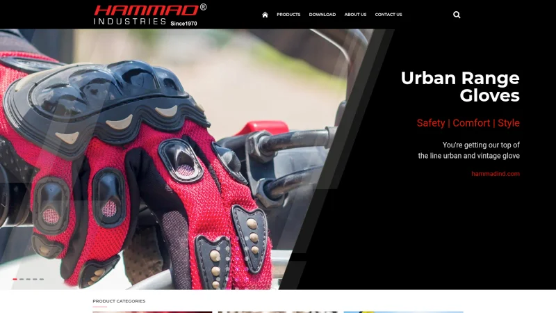 HAMMAD INDUSTRIES website screenshot