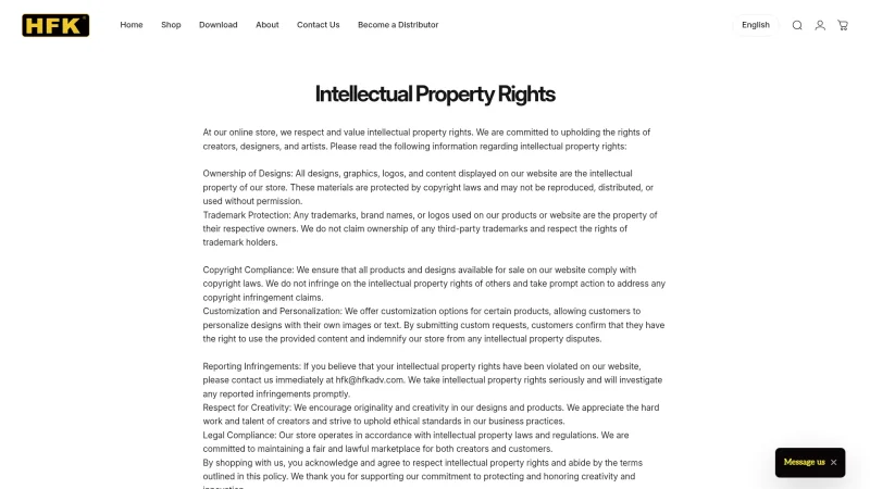 SHENZHEN HUANGFANGKUAI TECHNOLOGY CO., LTD website screenshot