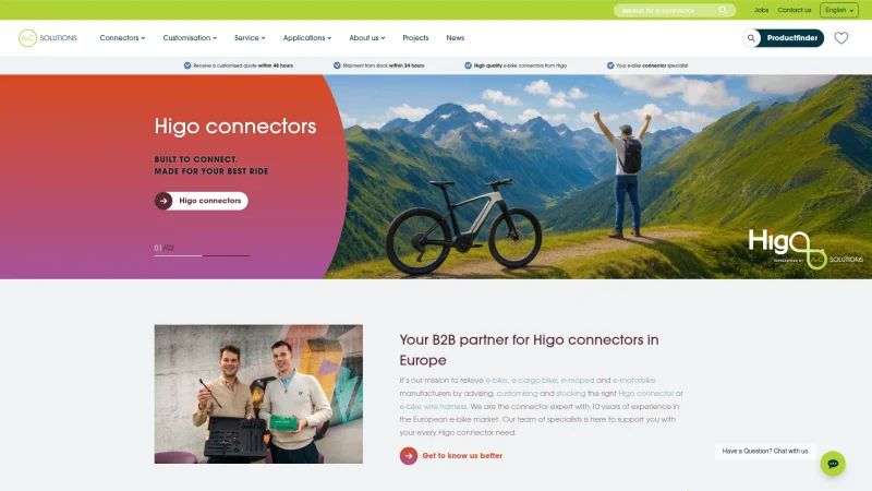 HIGO TECHNOLOGY (SUZHOU) CO.,LTD website screenshot