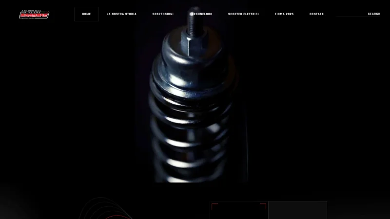 HITECH CARBONE SRL website screenshot