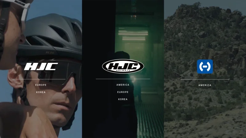 HJC HELMETS website screenshot
