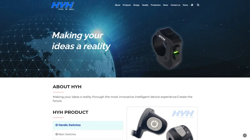(HYH) HSIN YUAN HAO ENTERPRISE CO.,LTD website screenshot
