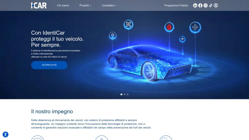 I.CAR S.R.L website screenshot