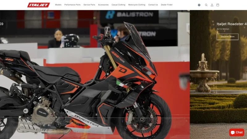 ITALJET S.P.A. website screenshot