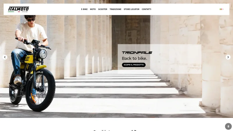 ITALMOTO website screenshot