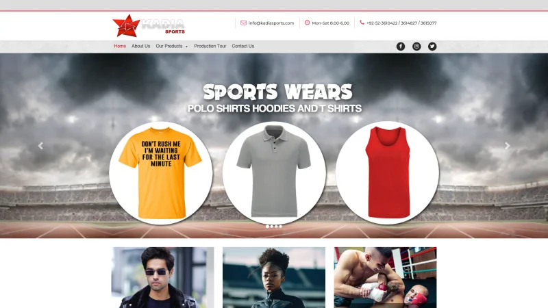 KADIA INTERNATIONAL COMPANY website screenshot