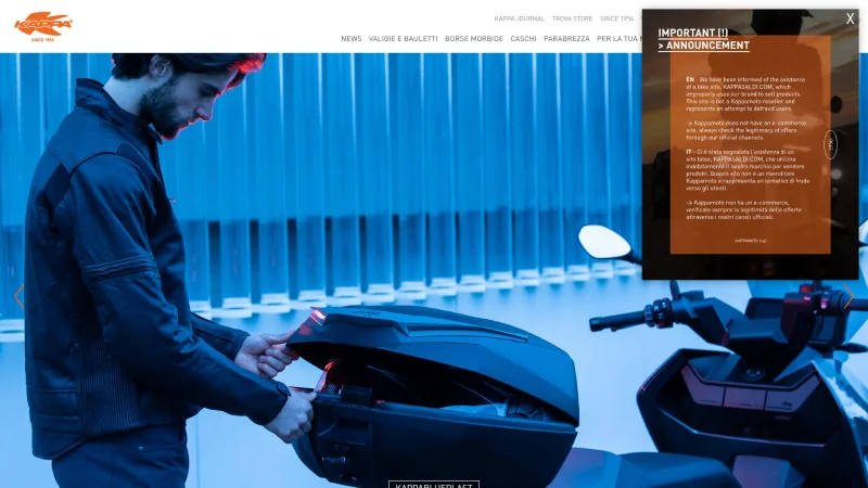 KAPPA website screenshot