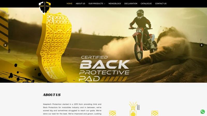 KEEPTECH PROTECTION website screenshot