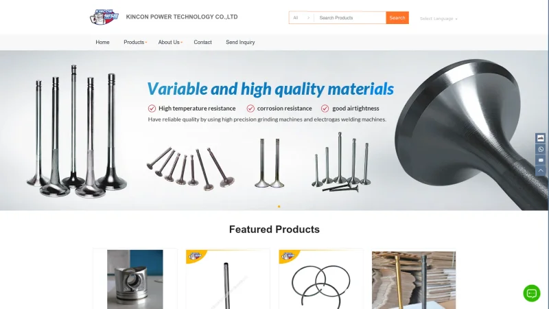 KINON POWER TECHNOLOGY CO.,LTD website screenshot